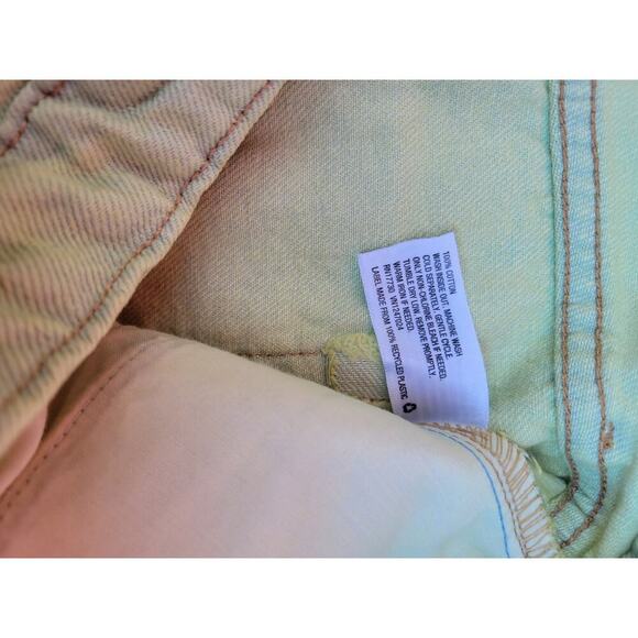 Wild Fable Women's green distressed high rise bermuda shorts - Picture 6 of 8